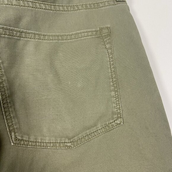 J Crew Pants Mens 36 X 34 Olive Green Corduroy 770 Straight Leg 5 Pocket Chinos - Picture 8 of 8